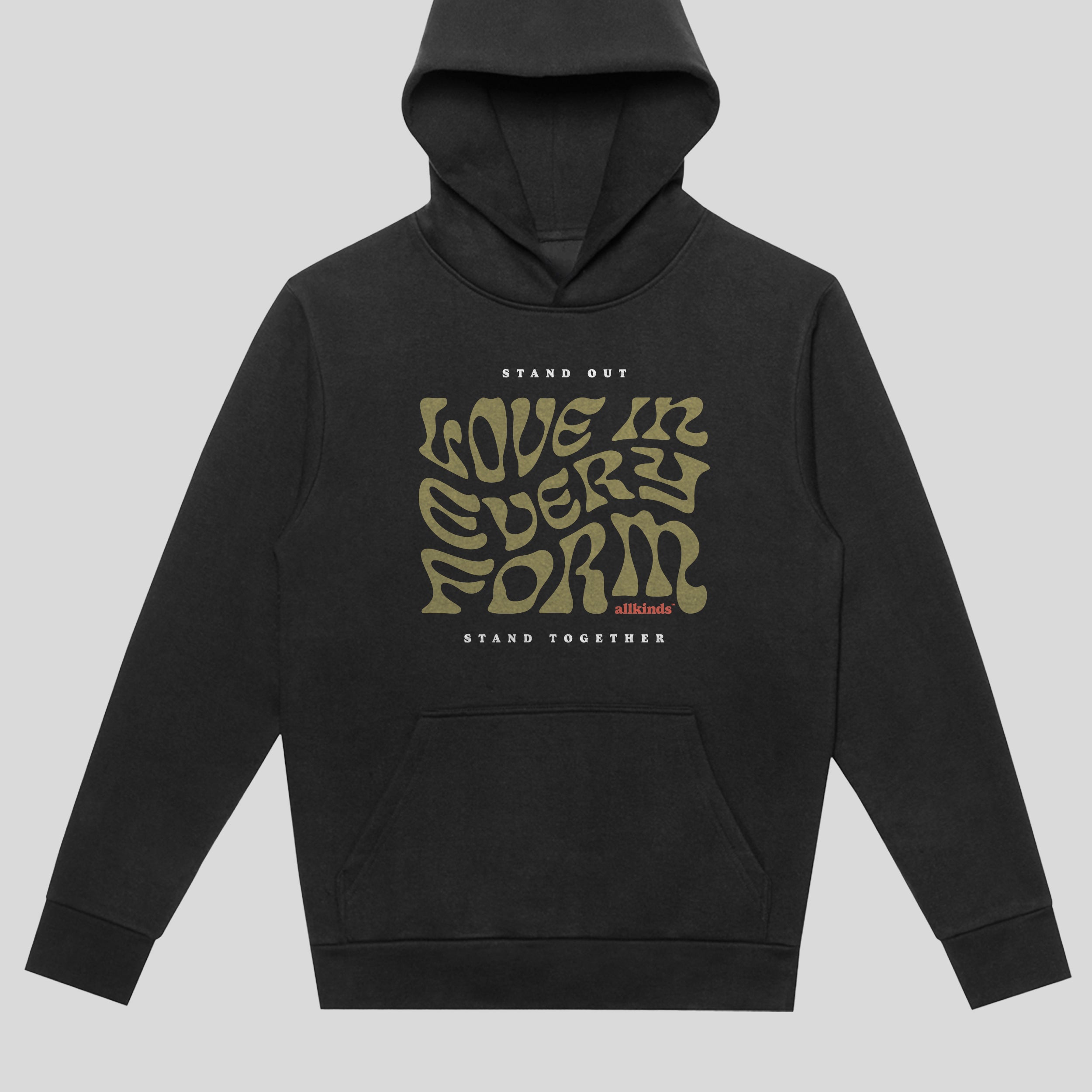 the 'love in every form' hoodie